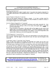 Instructions for Form CSX1502 Request for Transcript - Minnesota