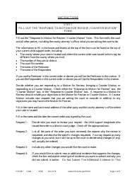 Instructions for Form CSX902 Response to Motion for Review/Counter Motion - Minnesota, Page 2