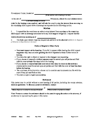 Form CSX402 Noitce of Motion and Motion to Stop Accrual of Child Support Interest - Minnesota, Page 2