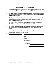 Form CSX402 Noitce of Motion and Motion to Stop Accrual of Child Support Interest - Minnesota, Page 3