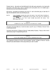 Form CSX701 Instructions - Response to Motion to Correct Clerical Mistakes - Minnesota, Page 3