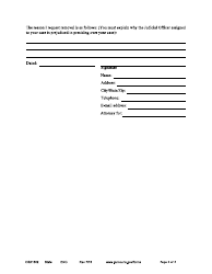 Form CSX1802 Request to Remove Child Support Magistrate for Cause - Minnesota, Page 2