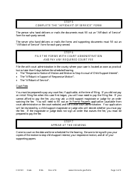 Form CSX501 Instructions - Response to Motion to Stop Interest - Minnesota, Page 3