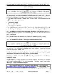 Form CSX1301 Instructions - Motion to Reinstate Interest - Minnesota