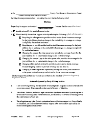 Form CSX2402 Response to Motion to Modify Medical Support Only - Minnesota, Page 2