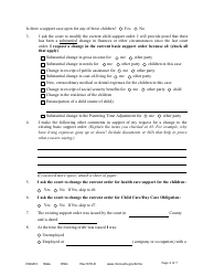 Form CSX203 Affidavit in Support of Motion to Modify Child Support - Minnesota, Page 2