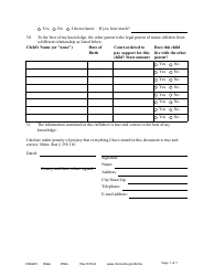 Form CSX203 Affidavit in Support of Motion to Modify Child Support - Minnesota, Page 7