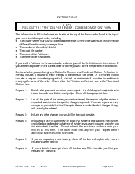Form CSX801 Instructions for Motion for Review / Combined Motion - Expedited Child Support Process - Minnesota, Page 2