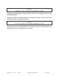 Form CSX801 Instructions for Motion for Review / Combined Motion - Expedited Child Support Process - Minnesota, Page 4