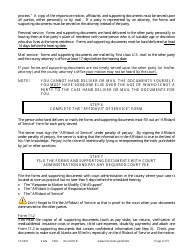 Form CSX301 Instructions for Response to Motion to Modify Support - Minnesota, Page 4