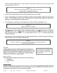 Instructions for Form CSD202 Notice of Motion and Motion to Modify Child Support and/or Spousal Maintenance - Minnesota, Page 4