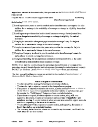 Form CSD902 Notice of Motion and Motion to Modify Medical Support Only - Minnesota, Page 2