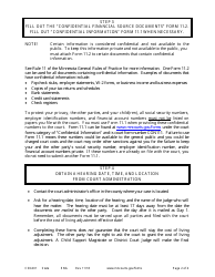 Form CSD401 Notice of Motion and Motion to Stop Cost of Living Adjustment Instructions - Minnesota, Page 2