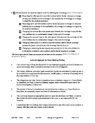 Form CSD1002 Response to Motion to Modify Medical Support Only - Minnesota, Page 2