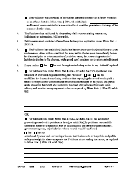 Form EXP105 Order Concerning Sealing/Expunging of Records - Minnesota, Page 2