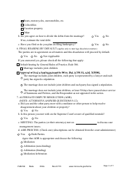 Form FAM104 Alternate Scheduling Statement - Minnesota, Page 3