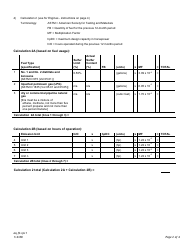 Form RP-C1 Option C Calculation Form - Air Quality Permit Program - Minnesota, Page 2
