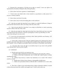 Appendix C Petition to Enter Plea of Guilty by Pro Se Defendant - Minnesota, Page 2