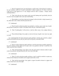 Appendix C Petition to Enter Plea of Guilty by Pro Se Defendant - Minnesota, Page 3