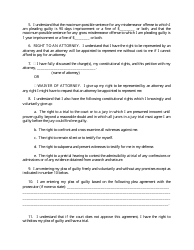 Appendix B Petition to Enter Plea of Guilty in Misdemeanor or Gross Misdemeanor Case Pursuant to Rule 15 - Minnesota, Page 2