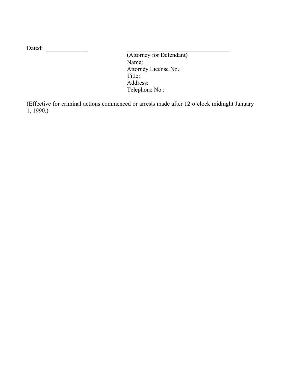 Form 18 Notice of Defense(S) and Defense Witnesses for Felony or Gross Misdemeanor Cases Pursuant to Rule 9.02, Subd. 1(3)(A) - Minnesota, Page 2
