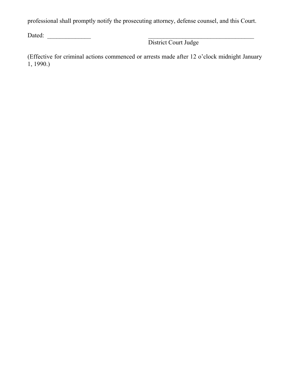 Form 28 Felony or Gross Misdemeanor Findings of Fact; Order Including Petition for Judicial Commitment; Order for Mental Examination to Determine: (1) Defendants Competency to Proceed With Criminal Case (2) Mental Illness or Deficiency at Time of Commission of the Offense - Minnesota, Page 4