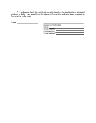 Form 32B Waiver of Rights and Agreement Regarding Rule 26.01, Subd. 3 - Minnesota, Page 3