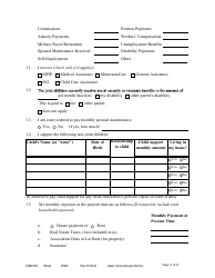 Form CSD303 Affidavit in Support of Responsive Motion to Modify Child Support and/or Spousal Maintenance - Minnesota, Page 4