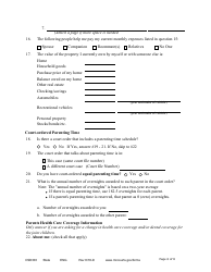 Form CSD303 Affidavit in Support of Responsive Motion to Modify Child Support and/or Spousal Maintenance - Minnesota, Page 6