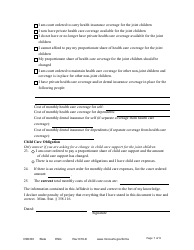 Form CSD303 Affidavit in Support of Responsive Motion to Modify Child Support and/or Spousal Maintenance - Minnesota, Page 7