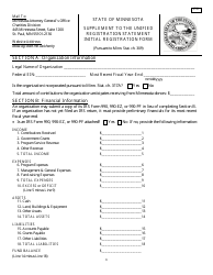 Form CS1 Supplement to the Unified Registration Statement Initial Registration Form - Minnesota, Page 3