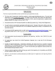 Form C1 Charitable Organization Initial Registration Form - Minnesota, Page 2