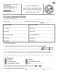 Form C1 Charitable Organization Initial Registration Form - Minnesota, Page 3