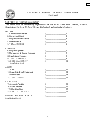 Form C2 Charitable Organization Annual Report Form - Minnesota, Page 6