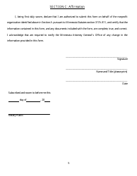 Notice of Intent to Dissolve, Merge, Convert, Consolidate, or Transfer Assets - Minnesota, Page 5