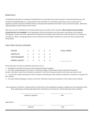Arts and Crafts Certification Application Form - Mississippi, Page 2
