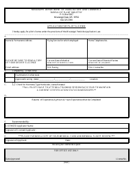 Document preview: Application for Pilot's License - Mississippi