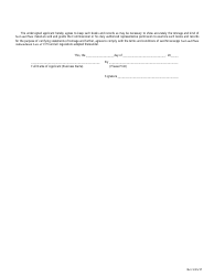 Soil &amp; Plant Amendment Permit Registration Form - Mississippi, Page 2