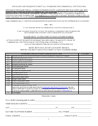 License Exam Application for Pest and Weed Control Categories, Landscape Horticulturist and Tree Surgery - Mississippi, Page 2