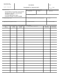 Form SRC-102 Records - Transmittal and Receipt - Mississippi