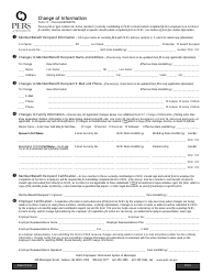 Form 1C &quot;Change of Information - Pers&quot; - Mississippi