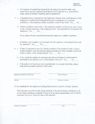 Certification of Health Care Provider - Family and Medical Leave Act of 1993 - Mississippi, Page 2