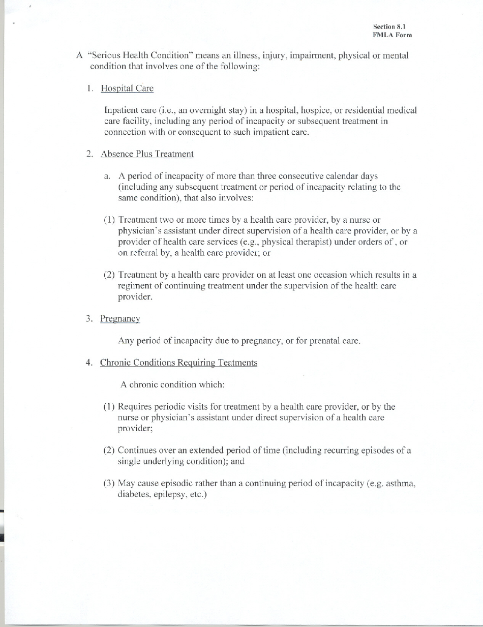 Certification of Health Care Provider - Family and Medical Leave Act of 1993 - Mississippi, Page 3