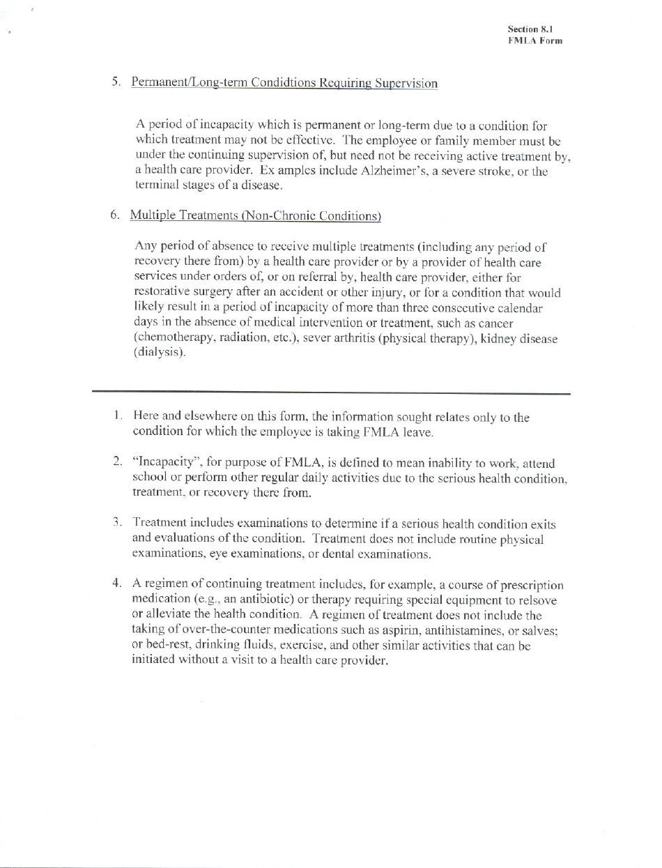 Certification of Health Care Provider - Family and Medical Leave Act of 1993 - Mississippi, Page 4