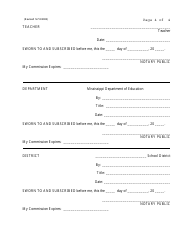 &quot;Loan Agreement Form - Mississippi Employer-Assisted Housing Teacher Program&quot; - Mississippi, Page 4