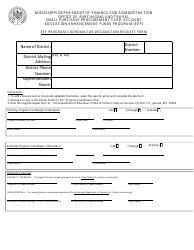 Coordinator Form - Eef Card Program - Mississippi, Page 4