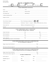 Form 13.20.20 Travel Authorization - Mississippi