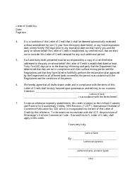 Irrevocable Standby Letter of Credit - Mississippi, Page 2