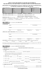 Form OLWR-AP-4 Application for Permit to Divert or Withdraw for Beneficial Use the Public Waters of the State of Mississippi - Mississippi