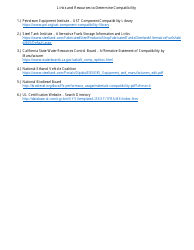 Alternative Fuel / Hazardous Substances Compatibility Checklist Form - Mississippi, Page 3